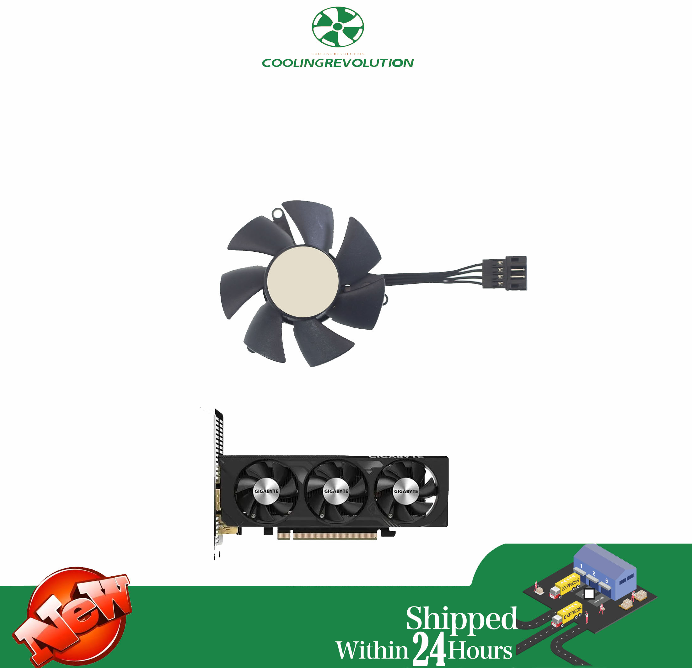 Nvidia Vga Rtx 4060 - Kipas kartu grafis 46MM fan DC12V