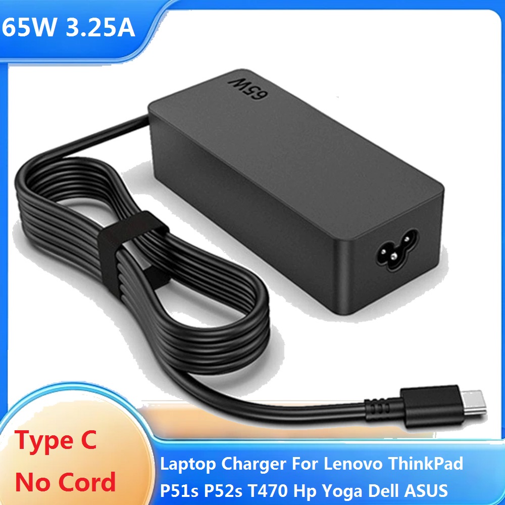 Laptop Accessories Hp - Charger Laptop USB C 65W 20V