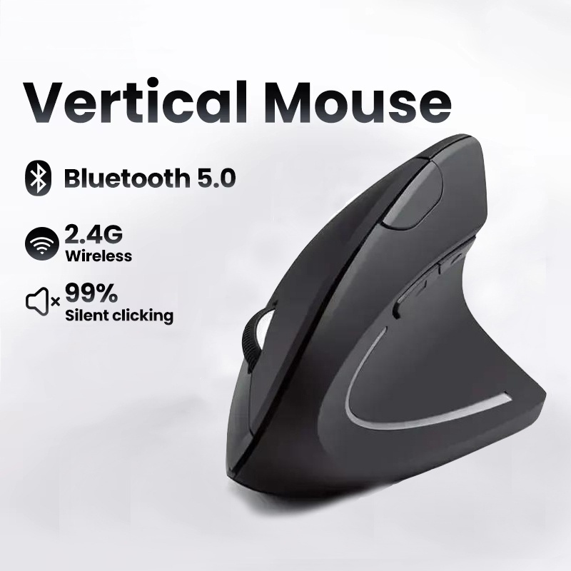 Laptop Accessories Usb - Mouse Vertikal Optik Senyap untuk Pekerjaan