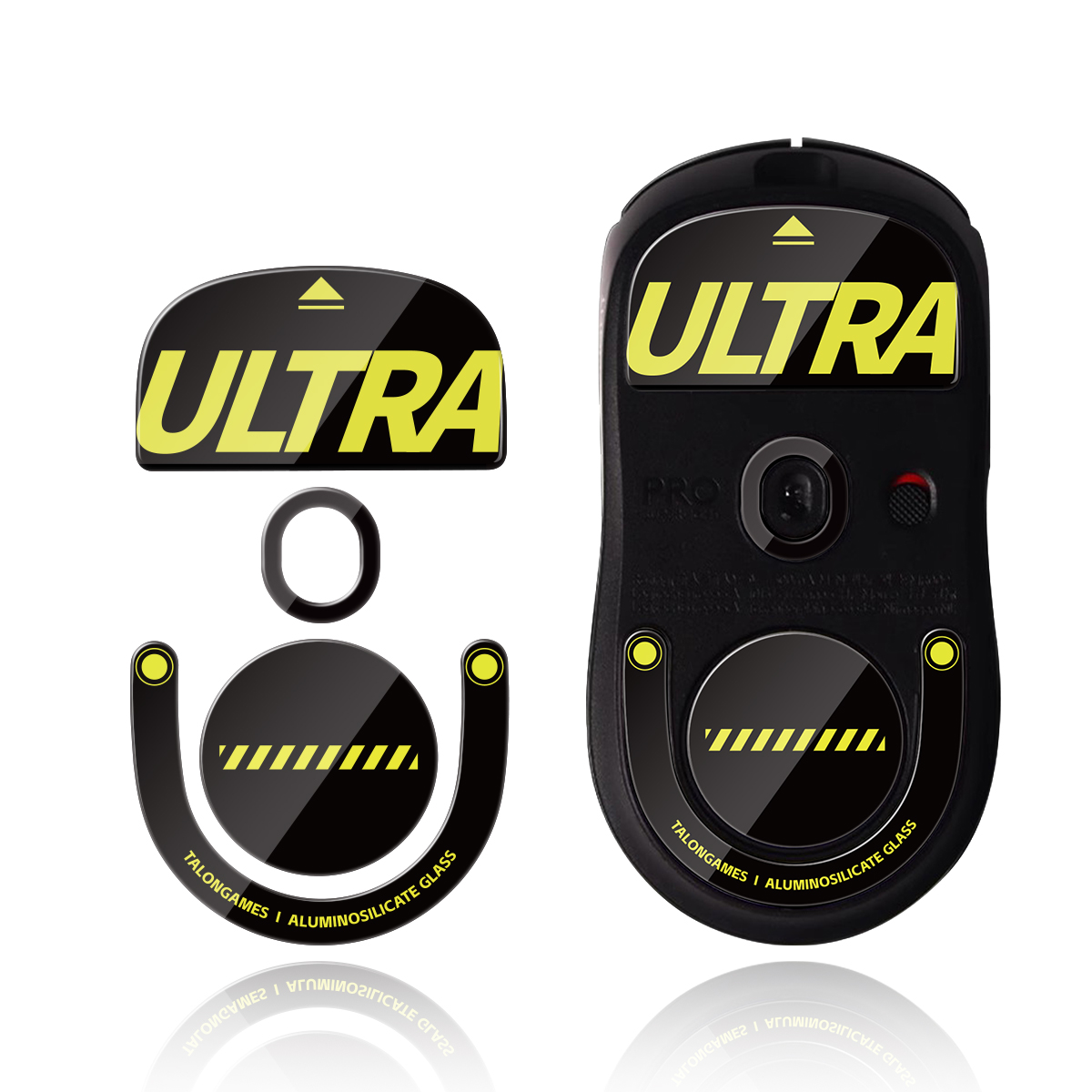 Logitech Mouse G Pro X Superlight - TALONGAMES Bantalan Kaca untuk Kaki Mouse,
