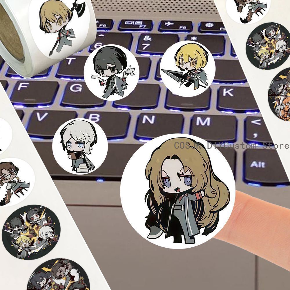 500 Buah/Rol Stiker Versi Q An - Laptop Accessories For Students ulasan dan harga