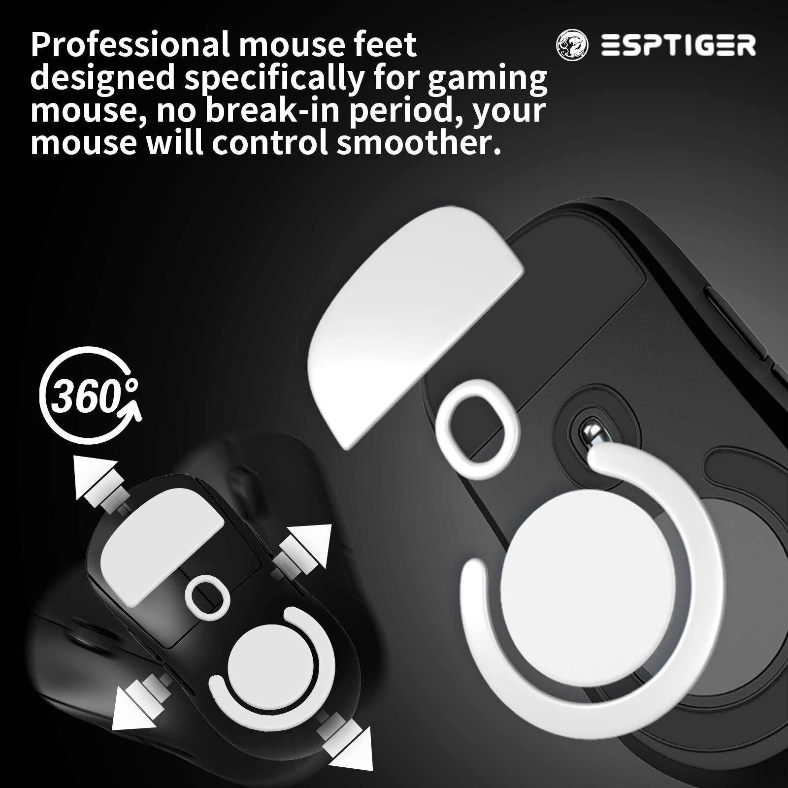 1 Pak EspTiger ICE V2 Kaki Mou - Logitech Mouse G Pro X Superlight ulasan dan harga