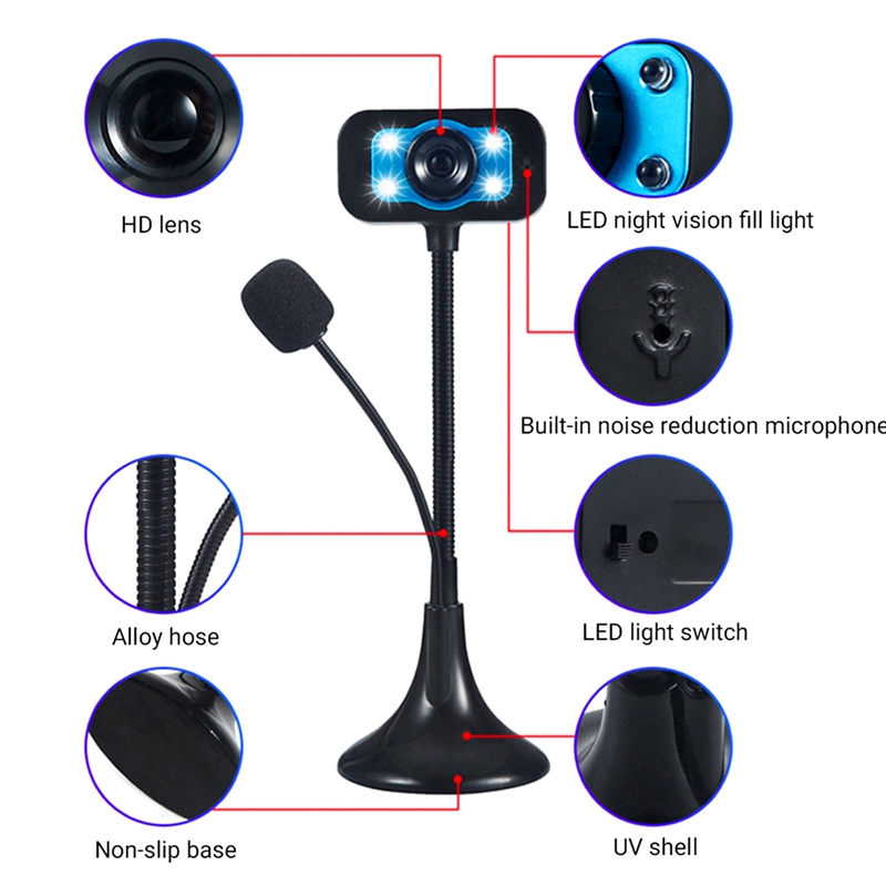 Kamera Web USB definisi tinggi - Laptop Accessories Youtube ulasan dan harga