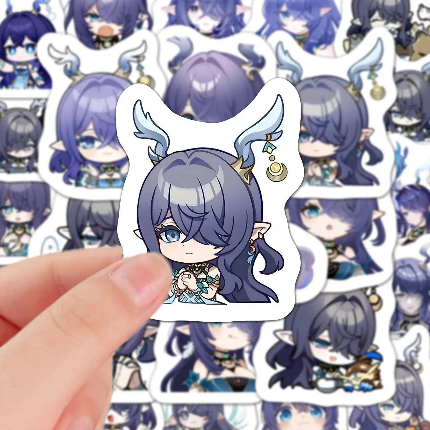 Stiker Anime Genshin Impact La - Laptop Accessories For Students ulasan dan harga