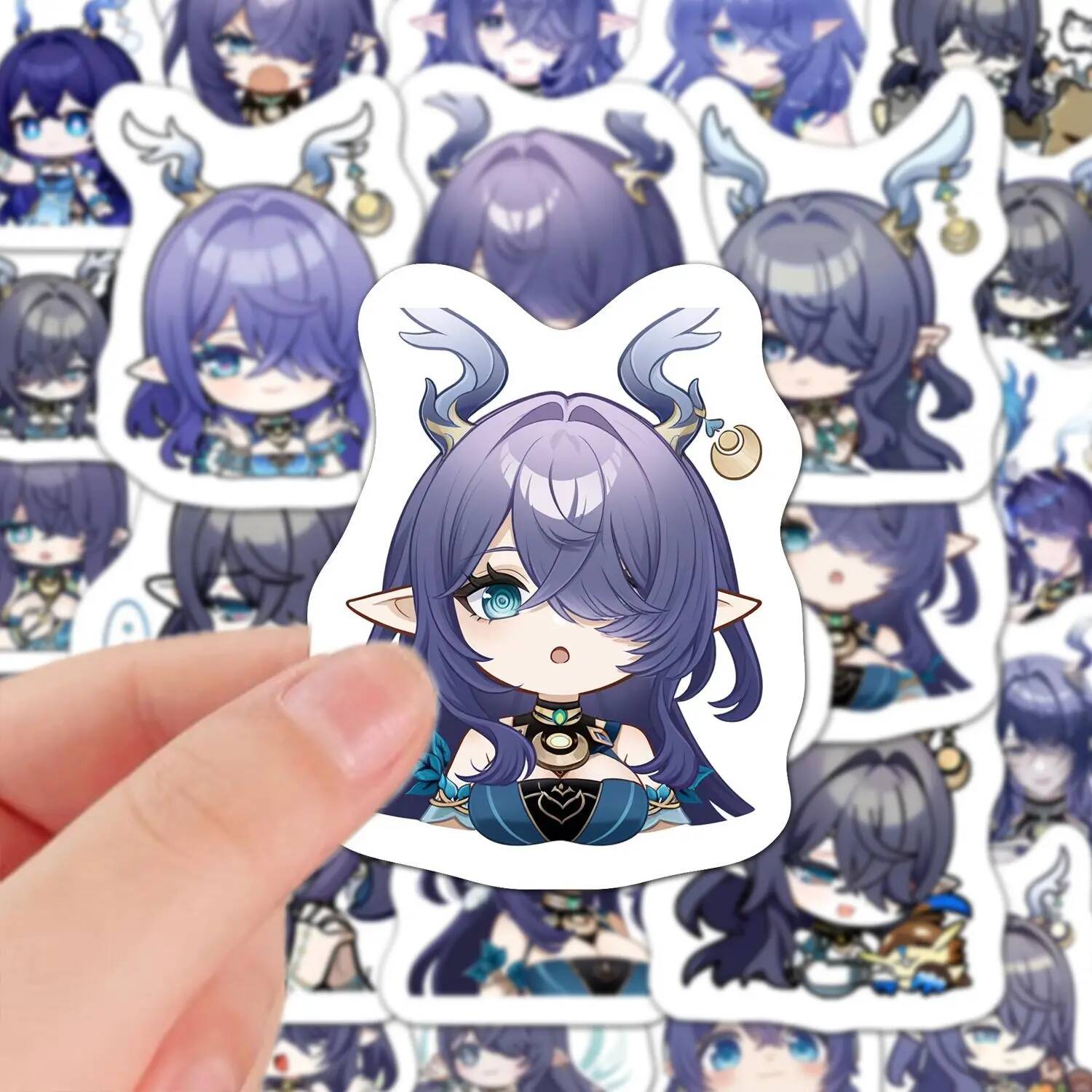 Stiker Anime Genshin Impact La - Laptop Accessories For Students ulasan dan harga