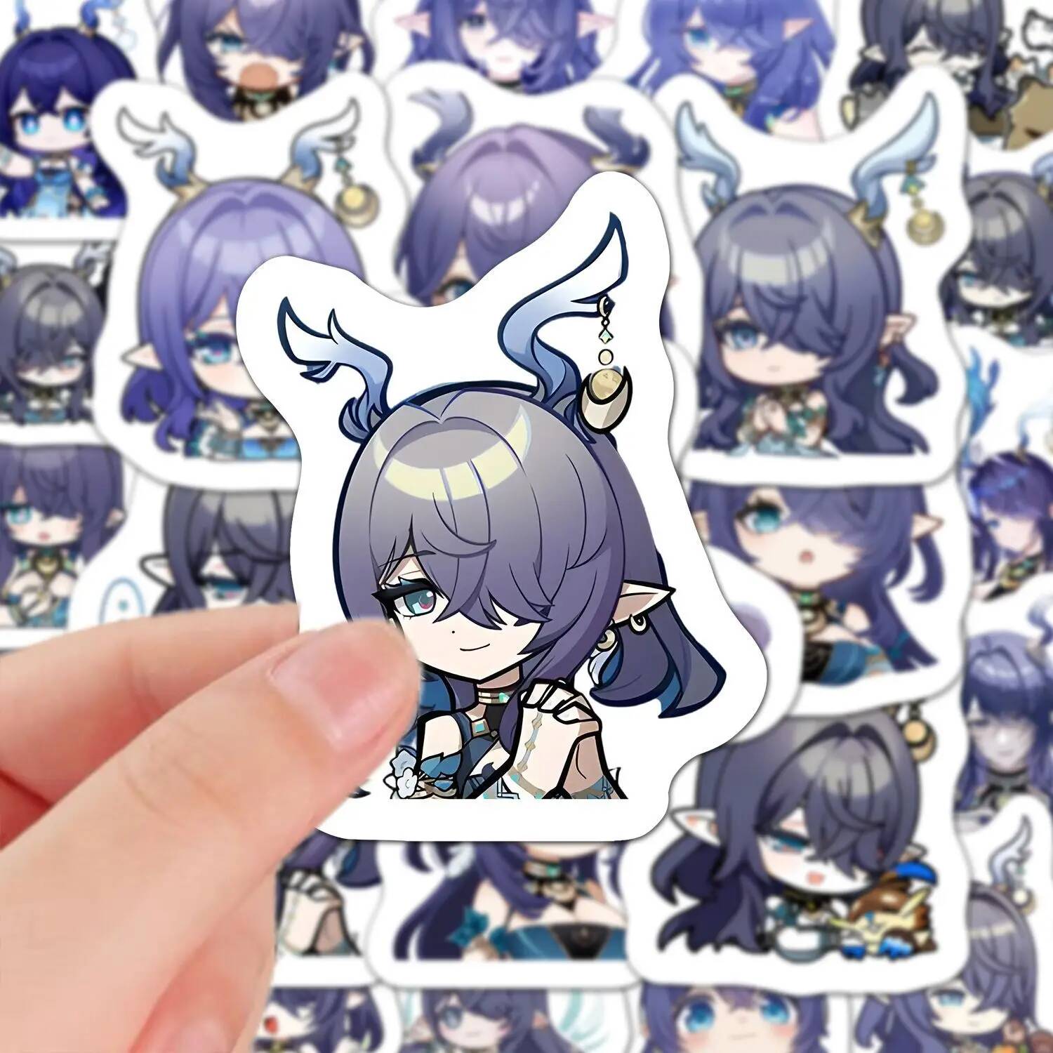 Stiker Anime Genshin Impact La - Laptop Accessories For Students ulasan dan harga