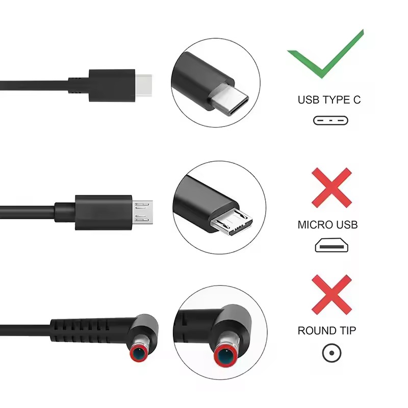 Charger Laptop USB C 65W 20V 3 - Laptop Accessories Hp ulasan dan harga