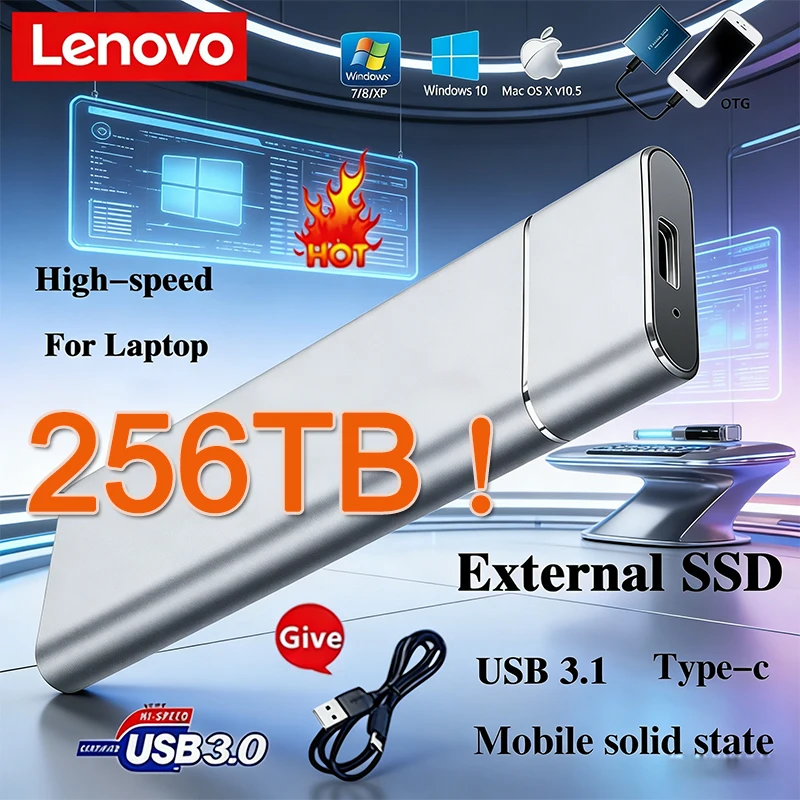 Lenovo SSD Mini Portable SSD 2 - Laptop External Accessories ulasan dan harga