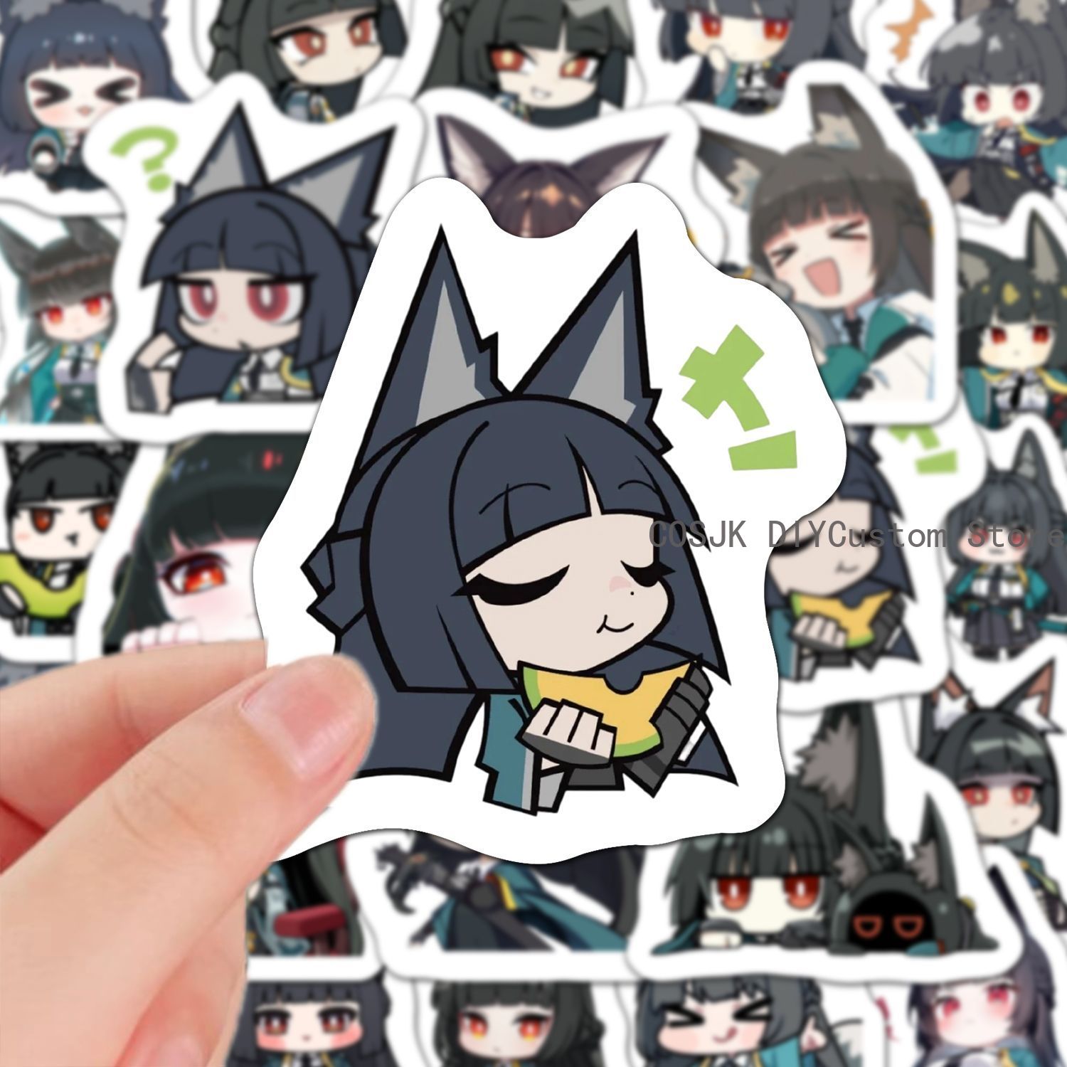 60 Buah Stiker Anime Versi Q Z - Laptop Accessories To Gift ulasan dan harga