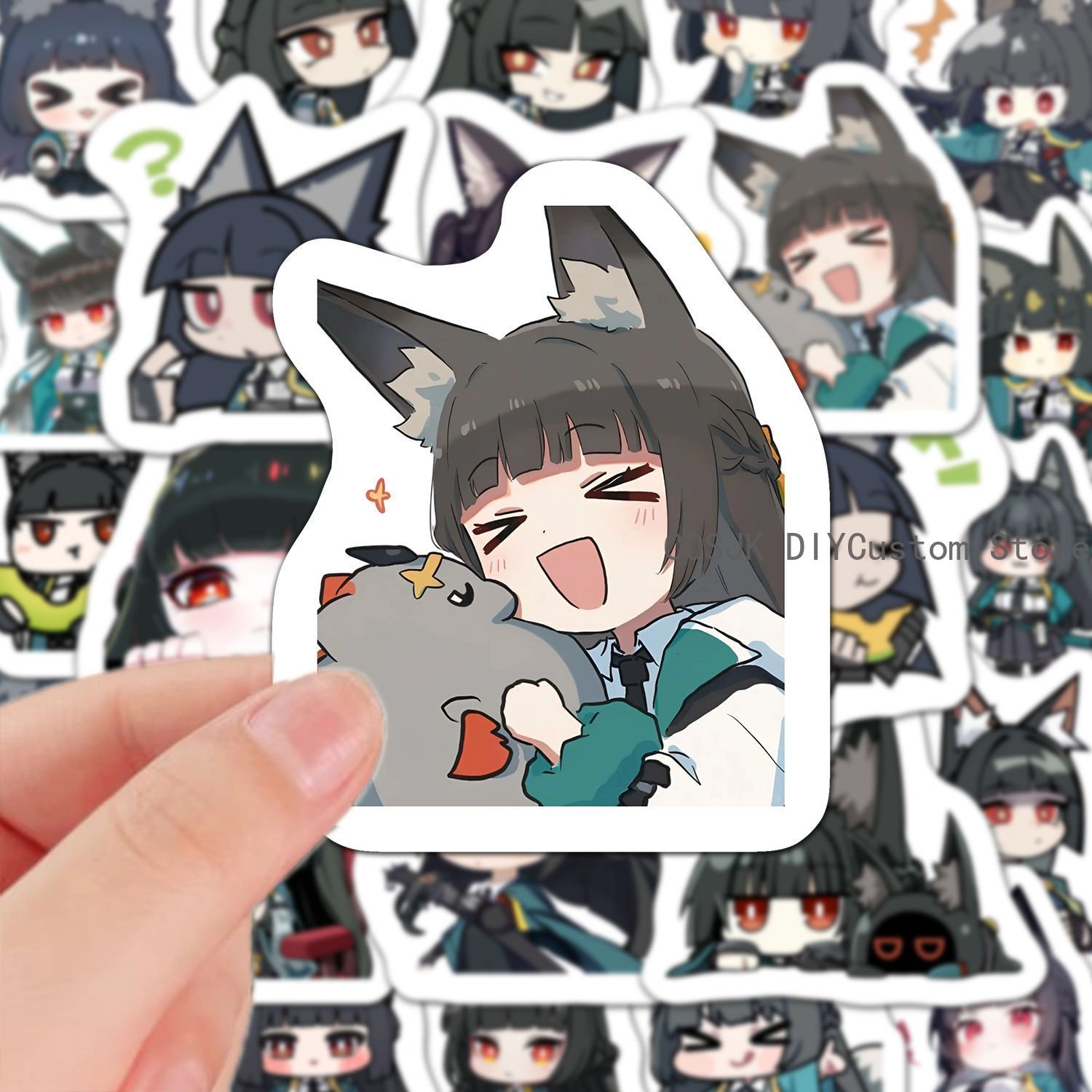 60 Buah Stiker Anime Versi Q Z - Laptop Accessories To Gift ulasan dan harga