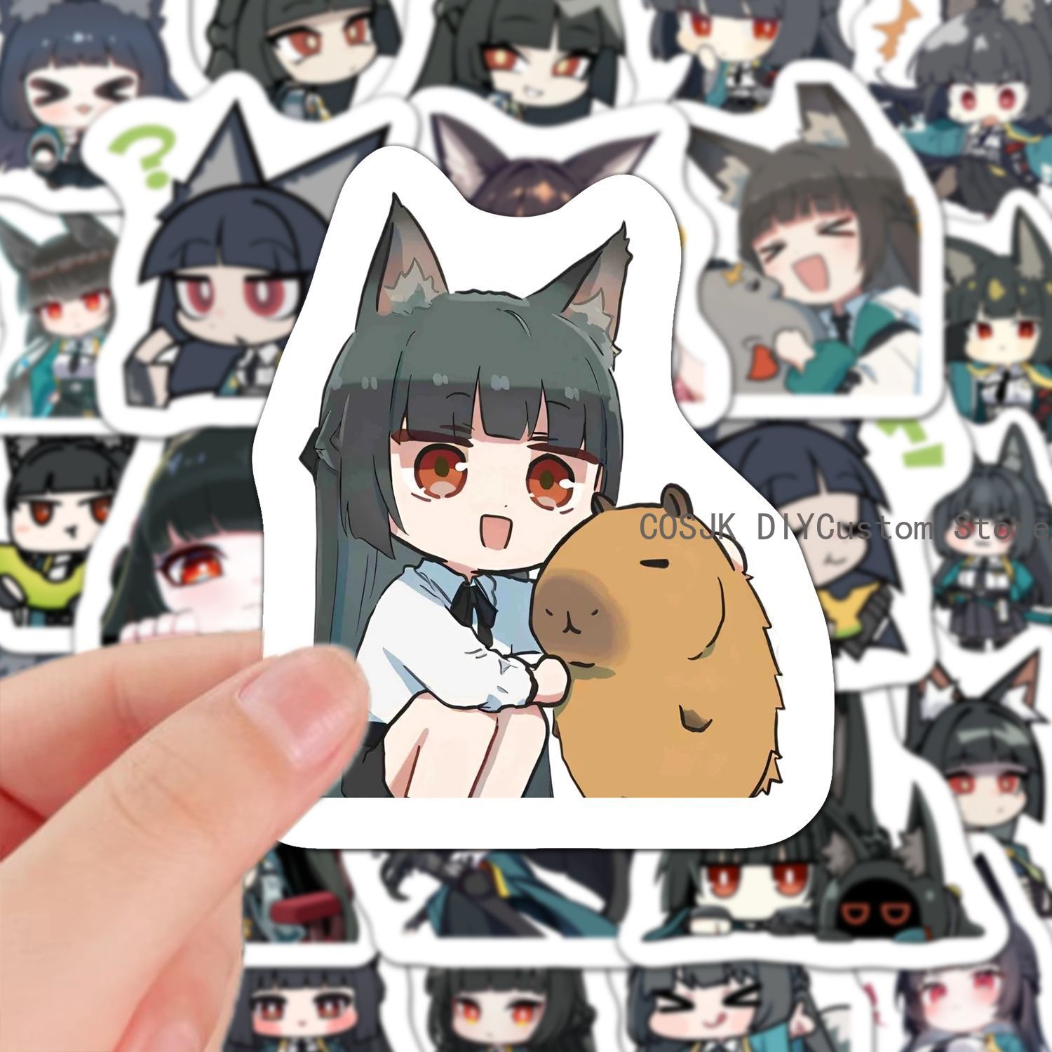 60 Buah Stiker Anime Versi Q Z - Laptop Accessories To Gift ulasan dan harga