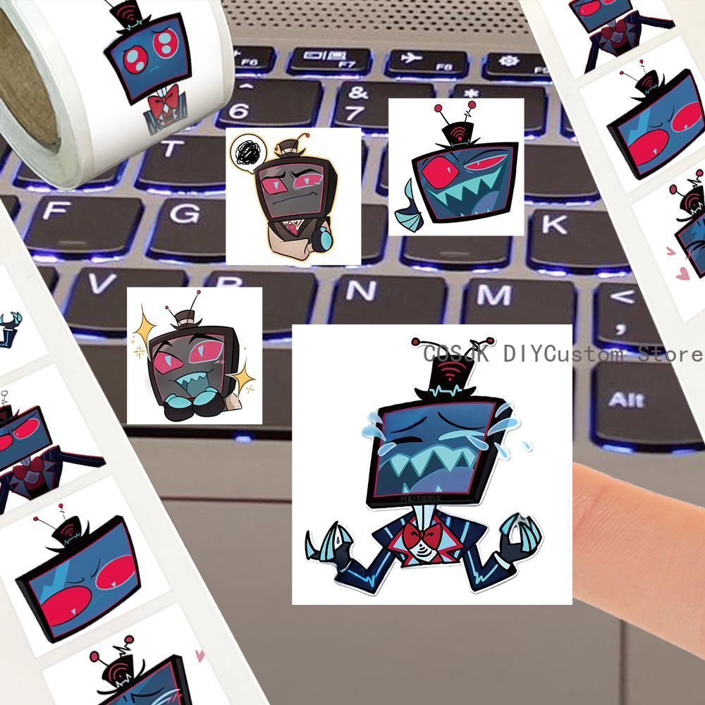 500 Buah/Rol Stiker Versi Anim - Laptop Accessories For Students ulasan dan harga