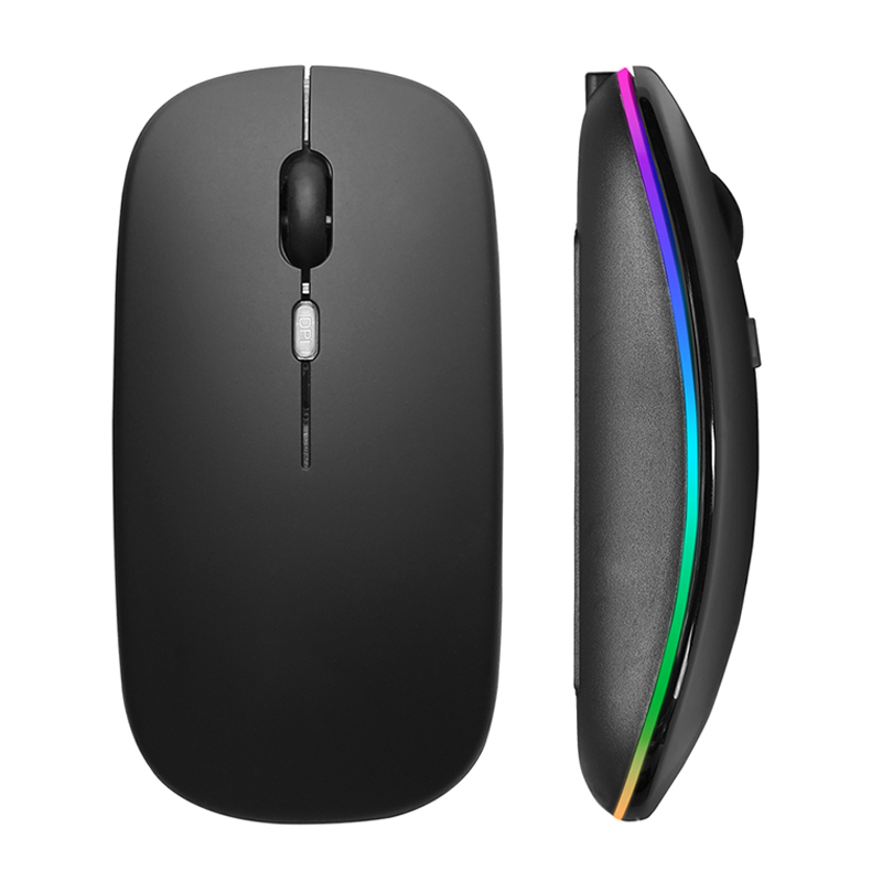 Mouse Nirkabel RGB Isi Ulang U - Laptop External Accessories ulasan dan harga