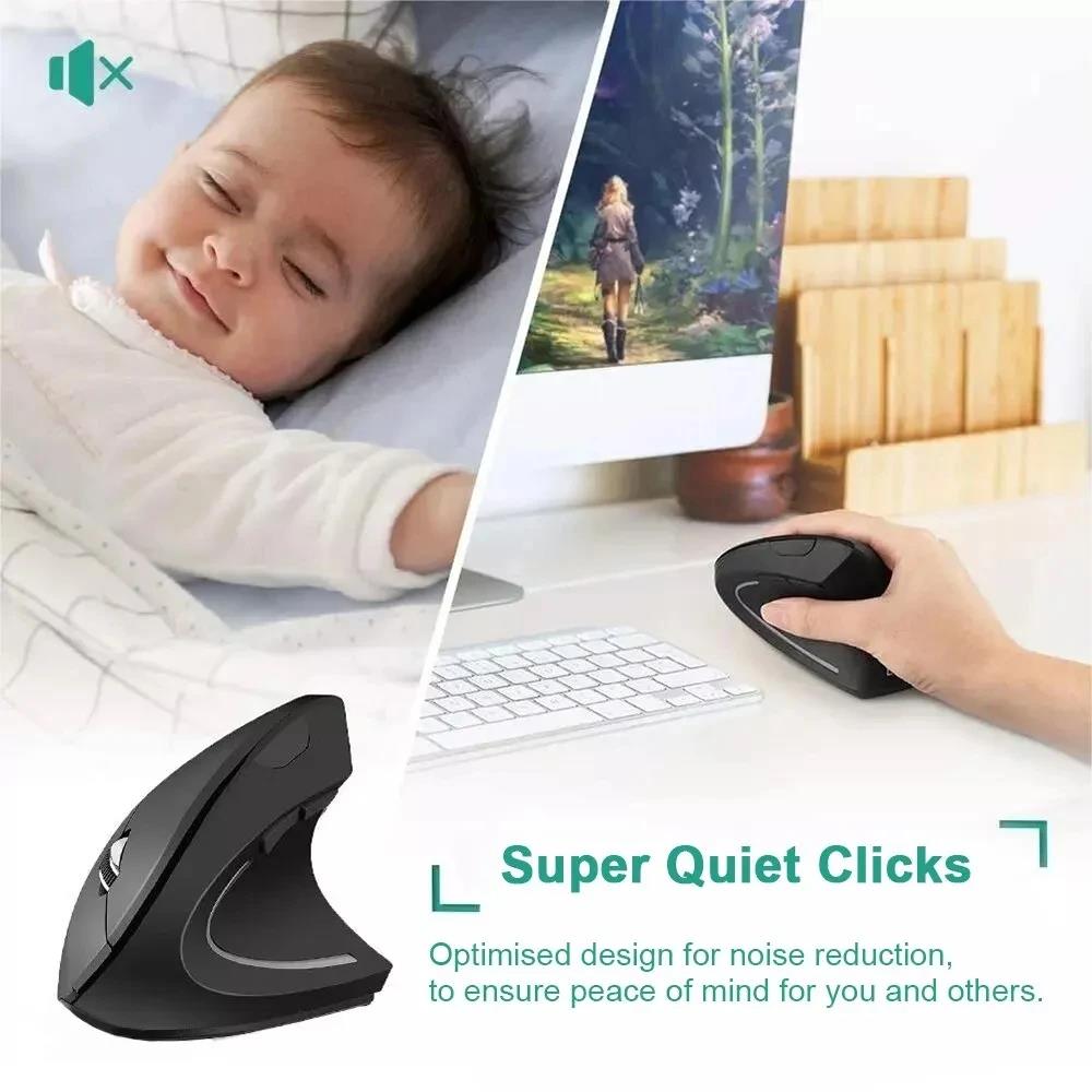Mouse Vertikal Optik Senyap un - Laptop Accessories Usb ulasan dan harga