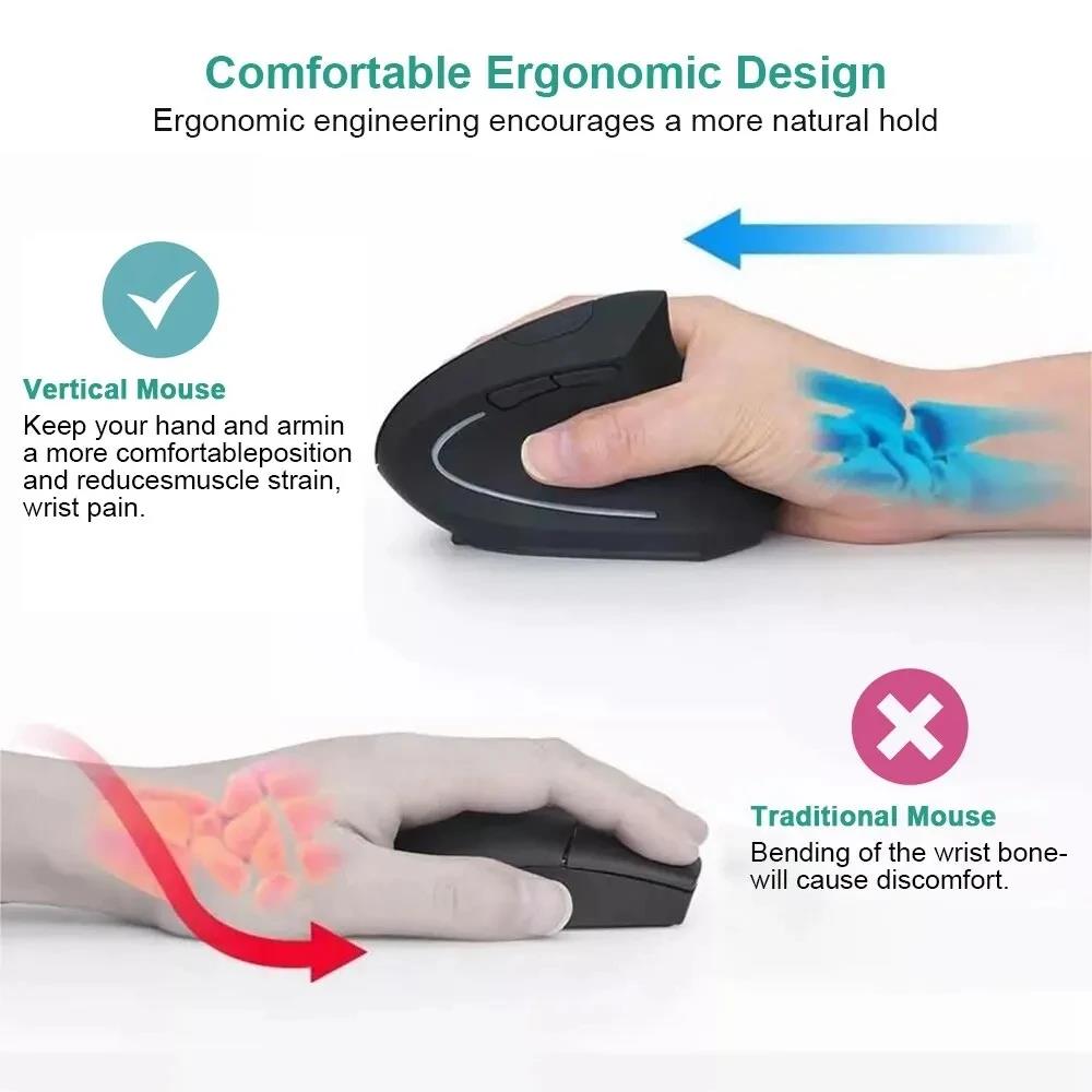 Mouse Vertikal Optik Senyap un - Laptop Accessories Usb ulasan dan harga