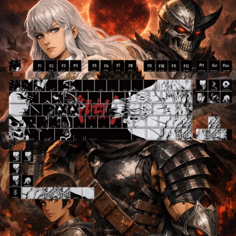 Tema BERSERK Anime Keycap 98 K - Laptop Accessories To Gift ulasan dan harga