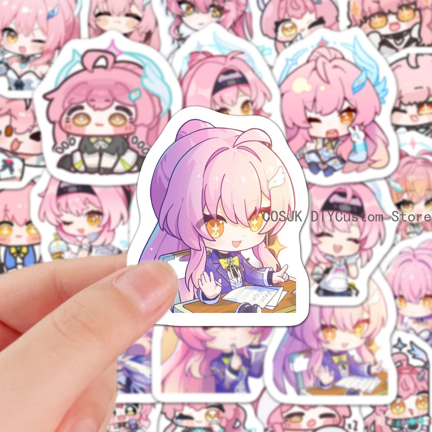 60 Buah Stiker Anime Versi Q G - Laptop Accessories To Gift ulasan dan harga