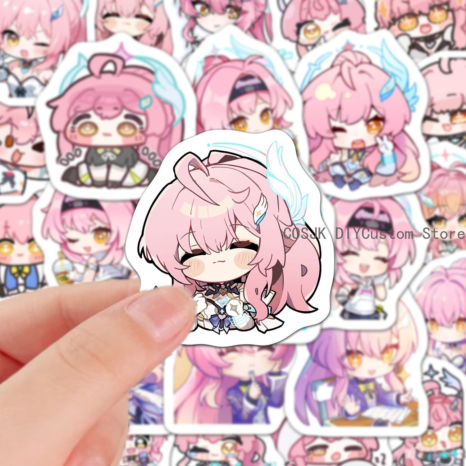 60 Buah Stiker Anime Versi Q G - Laptop Accessories To Gift ulasan dan harga